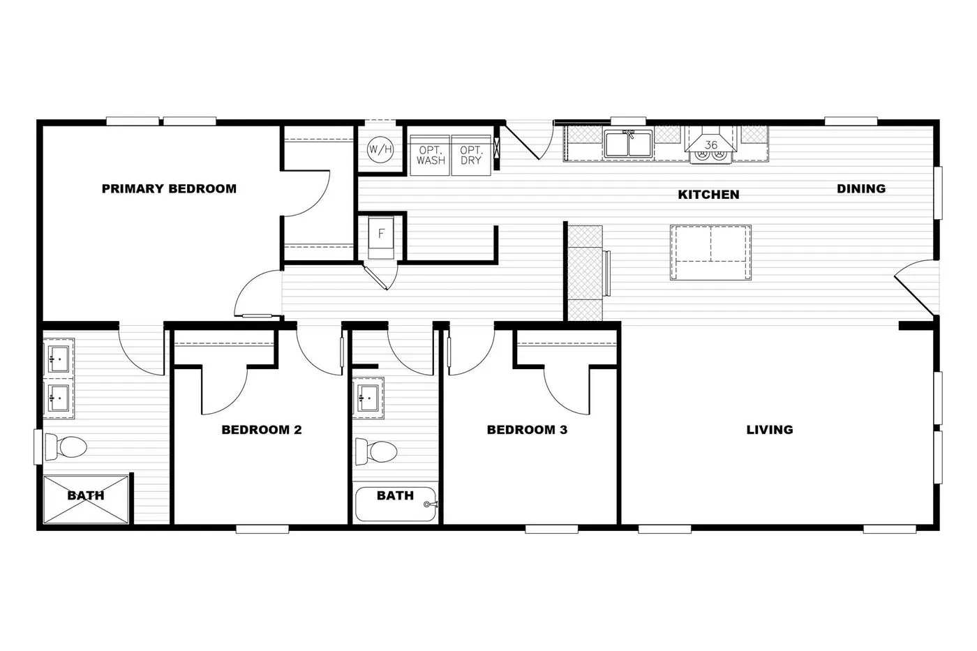 Tempo Three Little Birds floor plan