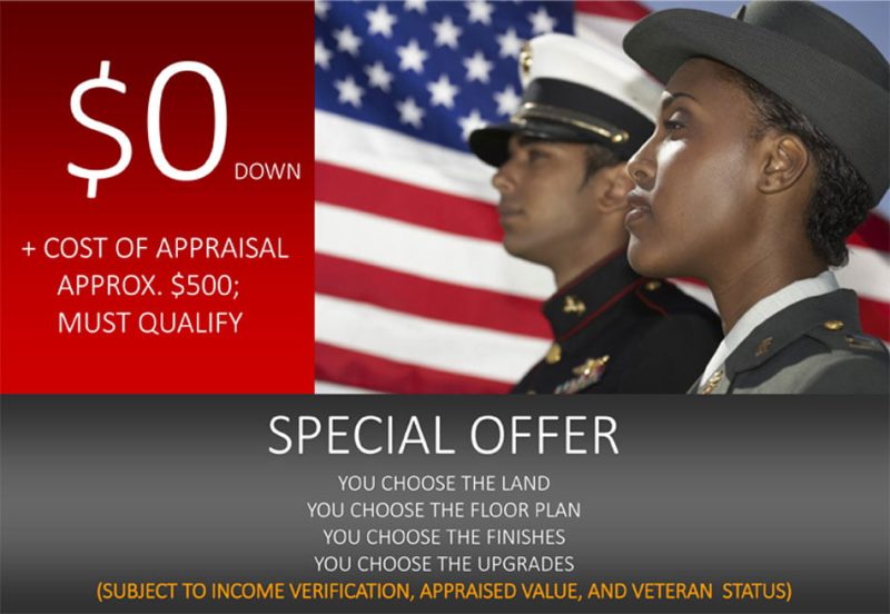 Special Offer to Veterans